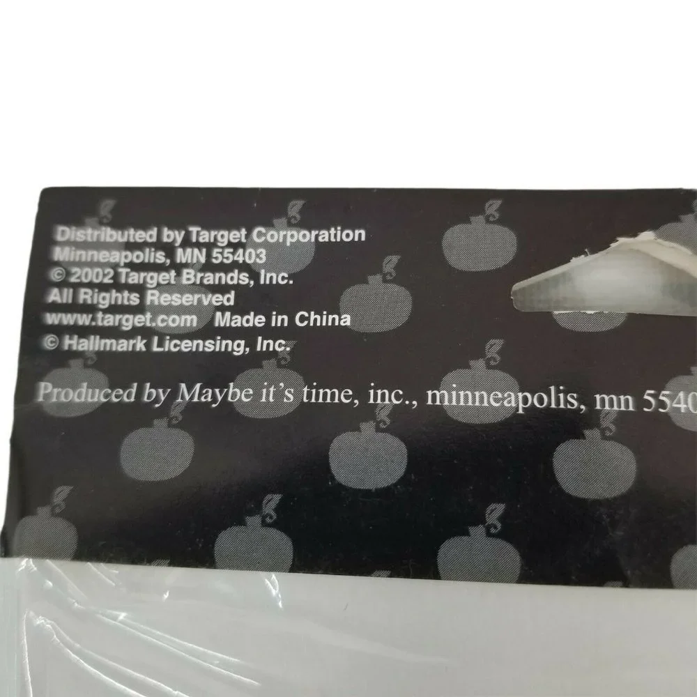 Halloween Party Invitations 12 Pack 2002 Target Ghosts Black White Hallmark Boo